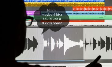 Music producer struggling to finish a track due to perfectionism